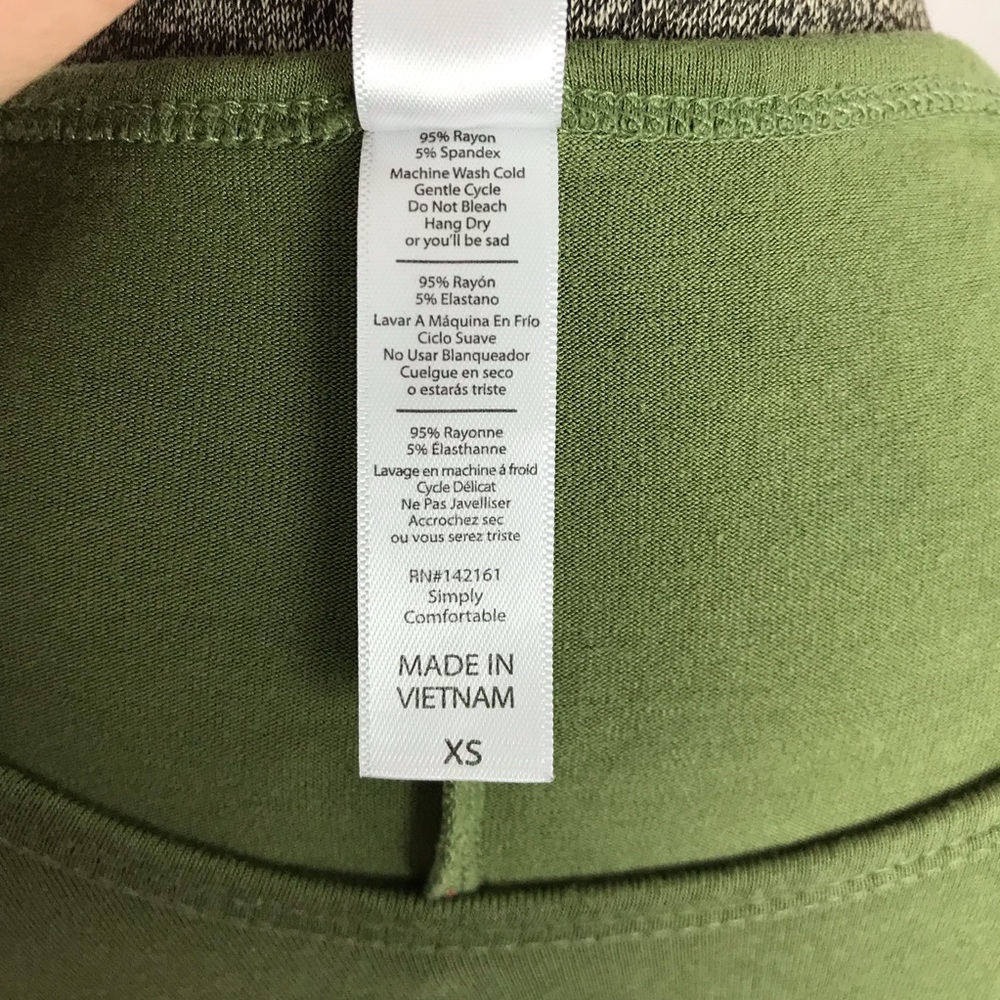 Lularoe Perfect T Solid Green - image 6
